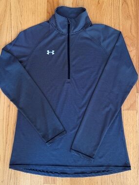 Under Armour HeatGear Striped 1/4 Zip Pullover Women’s Small